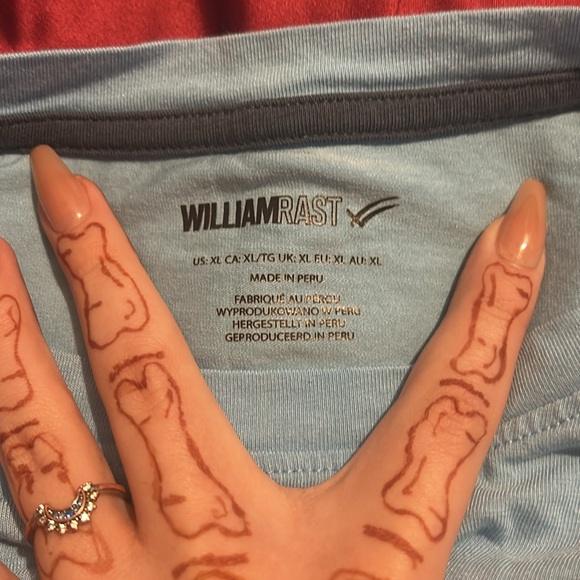 Color- Light blue 
Brand- Williamrast 
Size- Extra Large - Picture 3 of 3